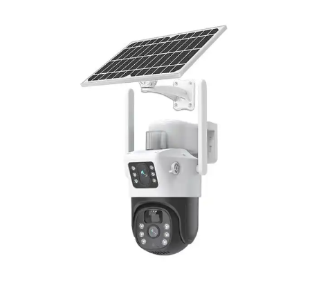 Cámara de Seguridad Solar 2K PTZ Doble Lente 360° con Visión Nocturna a Color - Imagen 2