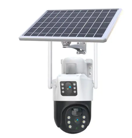 Cámara de Seguridad Solar 2K PTZ Doble Lente 360° con Visión Nocturna a Color - Imagen 3