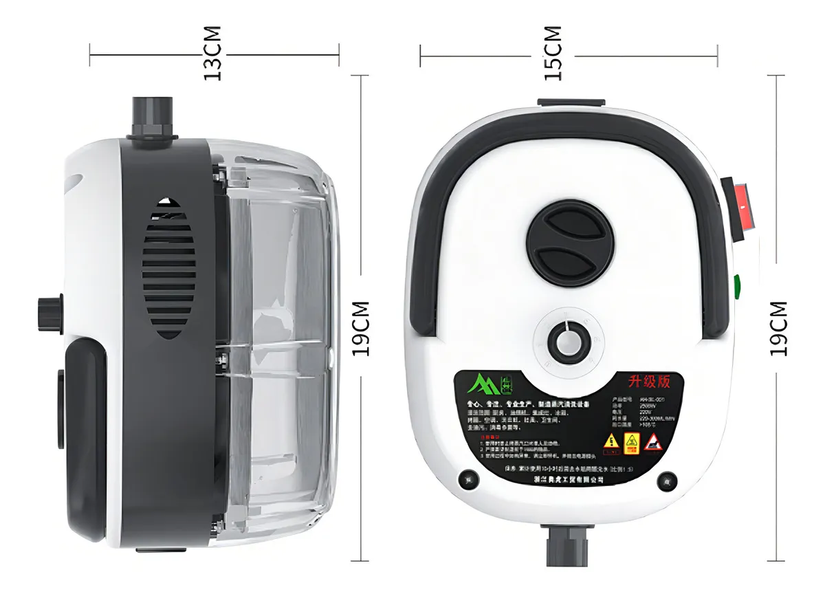 Limpiador A Vapor Presion 2500w Portatil - Imagen 3